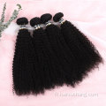 Cuticule Alignement Virgin Hair Raw Indien en gros Natural Brésilien Remy Hair Extension Curly bon marché Poules de cheveux humains Vendeur